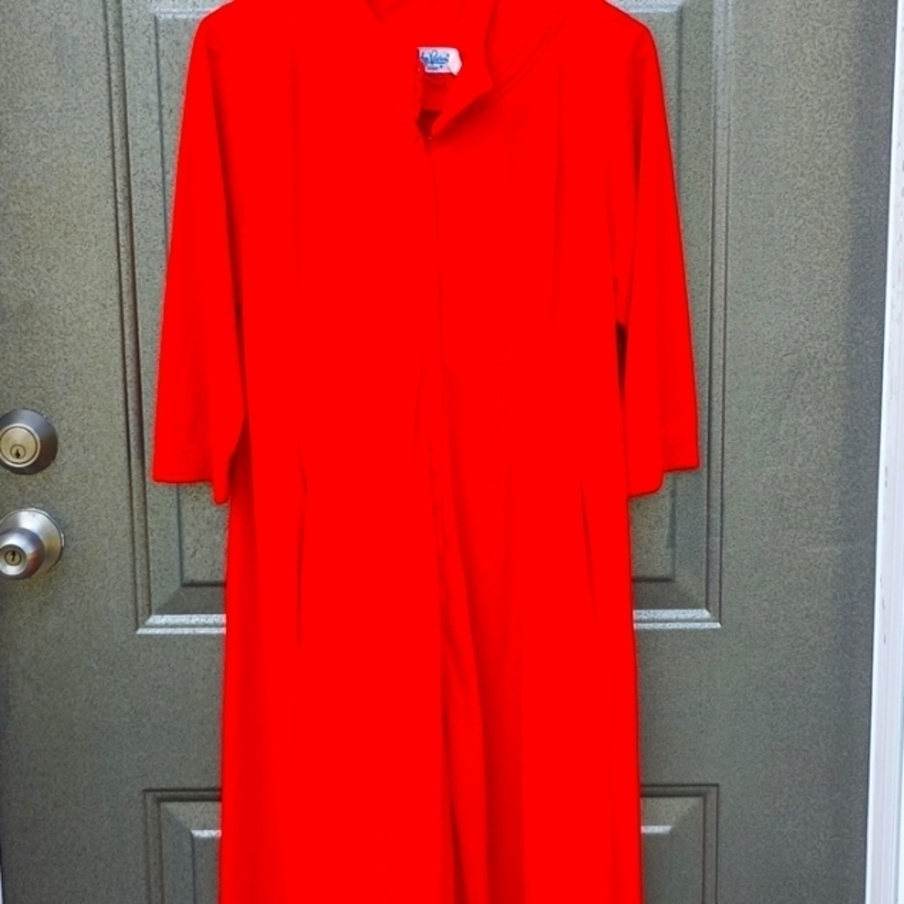 Vintage Evelyn Pearson Go-Coat size Medium Housecoat